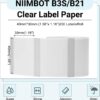 Niimbot - Labels/Etiketten B21/B1/B3S - 40x30mm - Transparant - Afbeelding 2