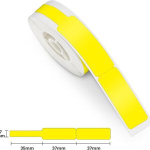 Niimbot - Labels/Etiketten - D110/D11/H1S/D101 - 12,5x74mm+35mm - Geel