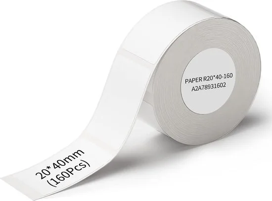 Niimbot - Labels/Etiketten D101 - Wit - 20*40mm