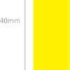 Niimbot - Labels/Etiketten D110/D11/H1S/D101 - 12x40mm - Fel Geel - Afbeelding 2