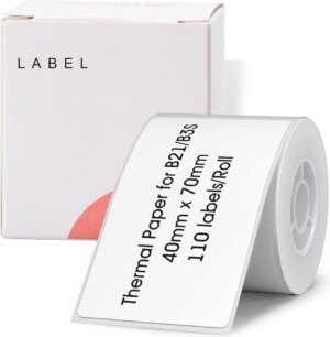 Niimbot - Labels/Etiketten B21/B1/B3S - 40x70mm - Wit