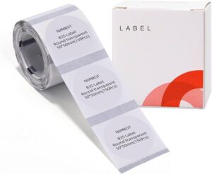 Niimbot - Labels/Etiketten - B21/B1/B3S - 50*50mm - Transparant - Rond