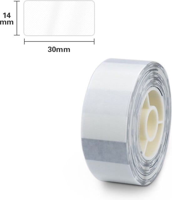 Niimbot - Labels/Etiketten D110/D11/H1S/D101 - 14x30mm -  Transparant