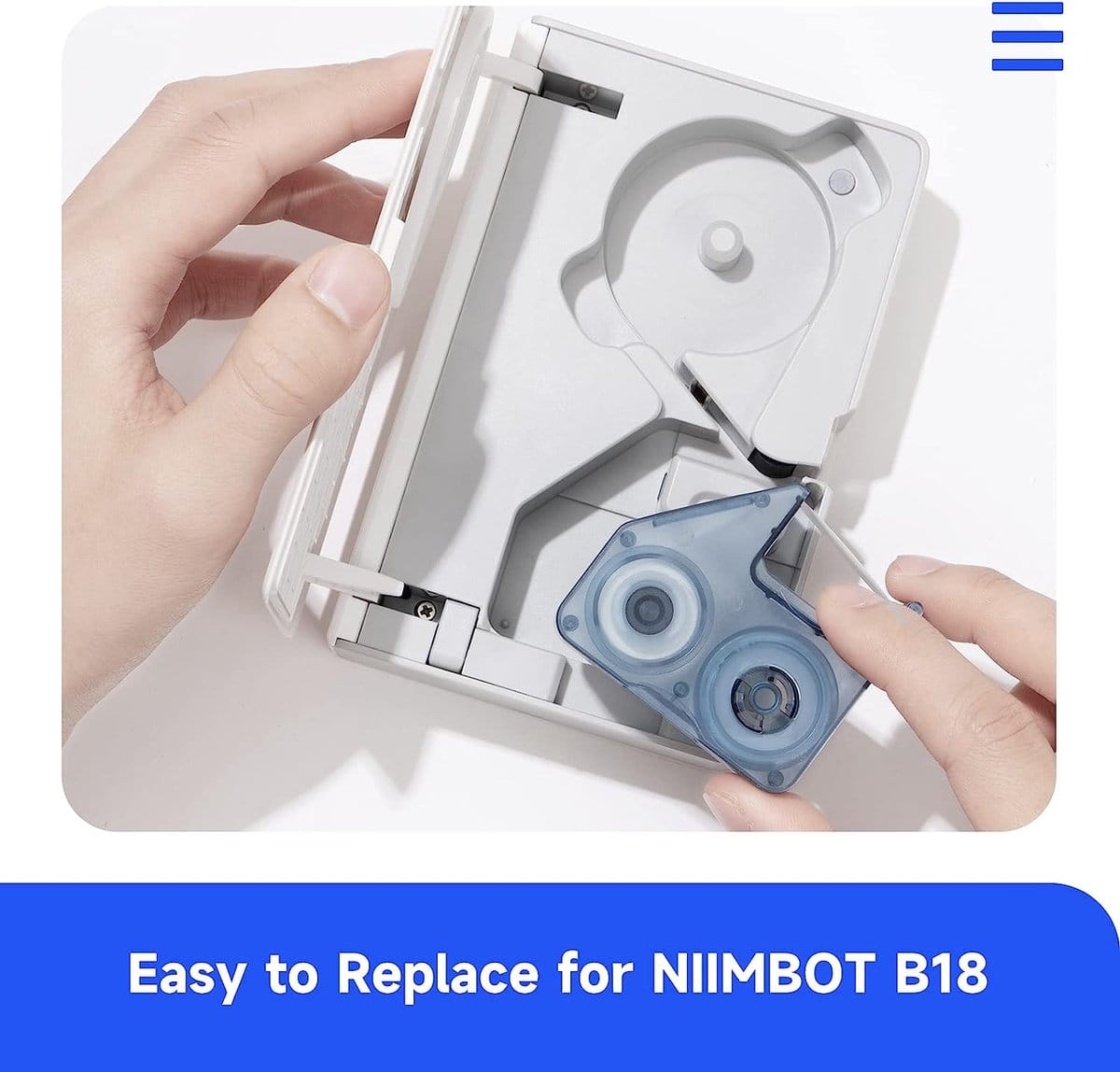 Niimbot - Ribbon B18/N1 - Wit - Afbeelding 2