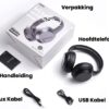 Remax - RB-660HB - Bluetooth Koptelefoon - Zwart - Afbeelding 5