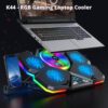 CoolCold Laptop Koeler + Telefoonhouder - K44 - "17 Inch - Afbeelding 2
