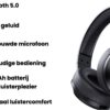 Remax - RB-660HB - Bluetooth Koptelefoon - Zwart - Afbeelding 11