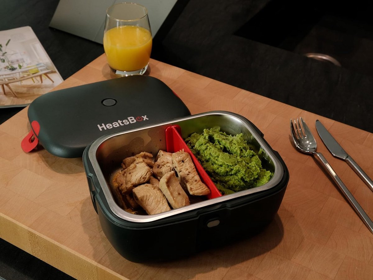 HeatsBox GO - Elektrische Lunchbox - Werkt op accu