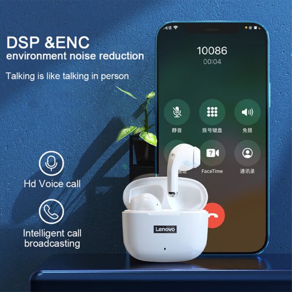 Lenovo - LP40 Pro - Bluetooth Oordopjes - Groen - Afbeelding 3