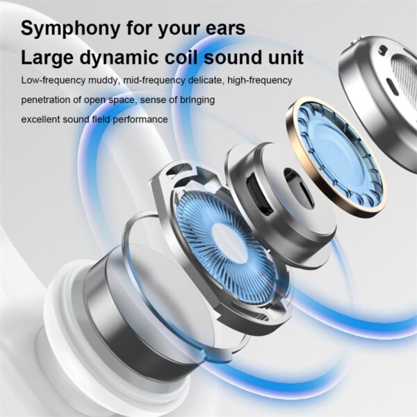 Lenovo - LP75 - Bluetooth Oordopjes - Zwart - Afbeelding 6