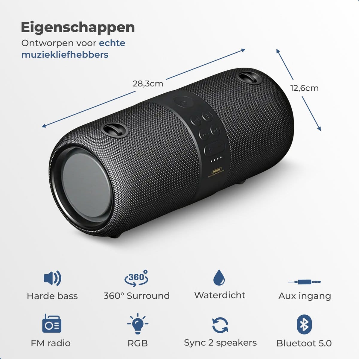 Remax RB-M55 - Bluetooth Speaker - Afbeelding 8
