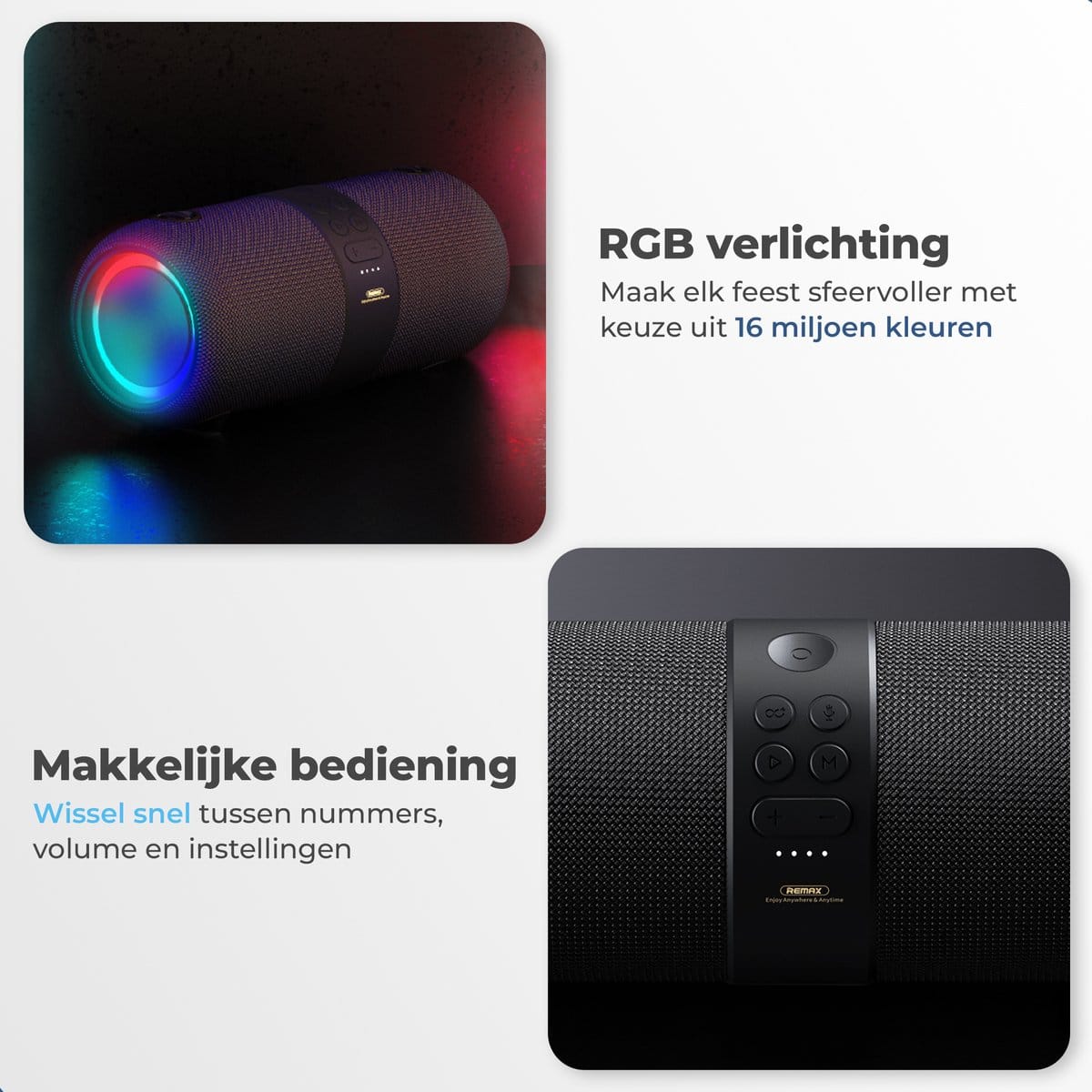 Remax RB-M55 - Bluetooth Speaker - Afbeelding 5