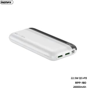 Remax - RPP-180 - PowerBank - 20.000mAh - Wit