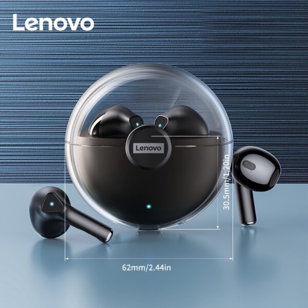Lenovo - LP80 - Bluetooth Oordopjes - Zwart - Afbeelding 2
