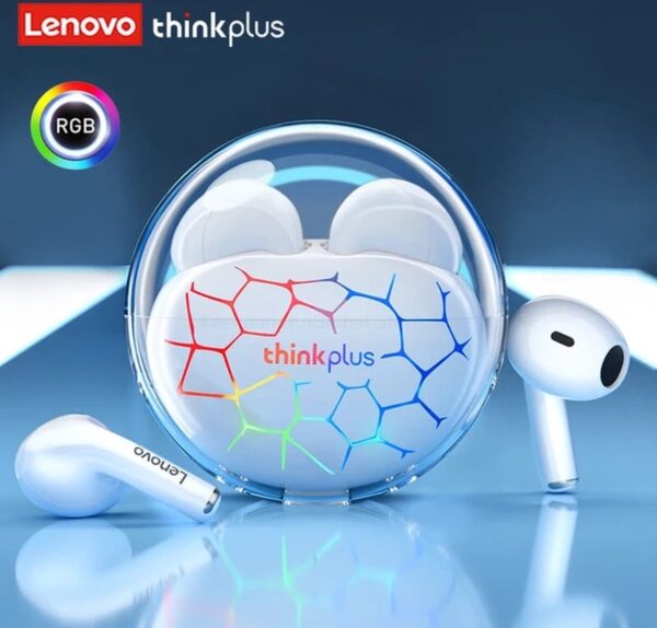 Lenovo - LP80 Pro RGB - Bluetoooth Oordopjes - Wit - Afbeelding 3