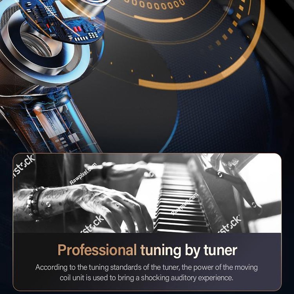 Lenovo - QT81 - Bluetooth Oordopjes - Zwart - Afbeelding 12