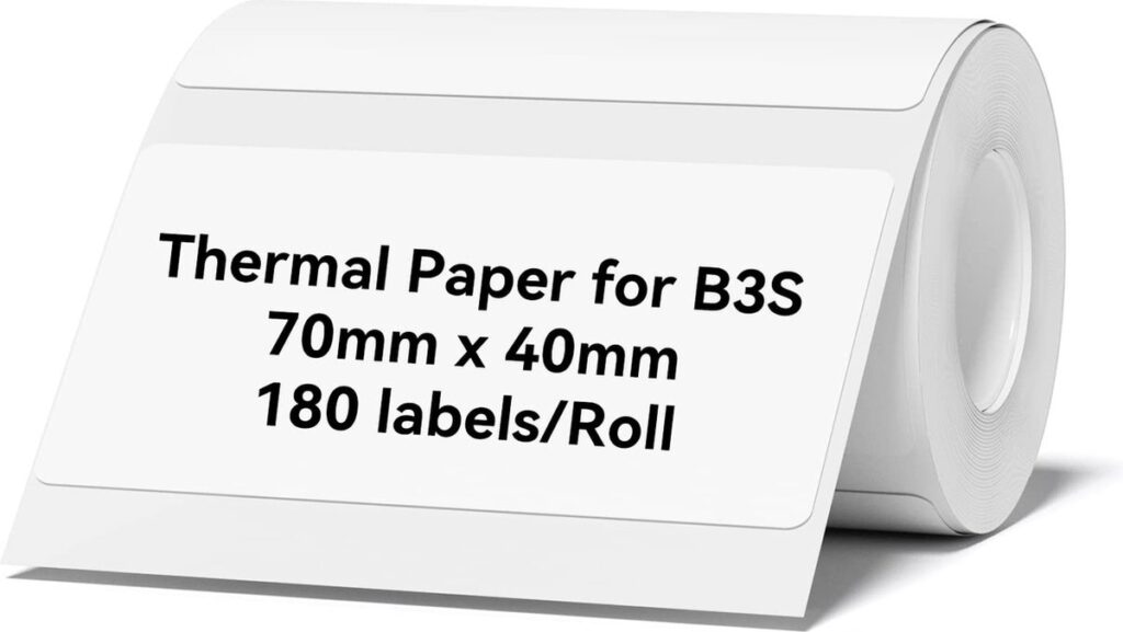 Niimbot - B3S(Pro)/K3/B31 Labels - 70*40mm - Wit - Afbeelding 2