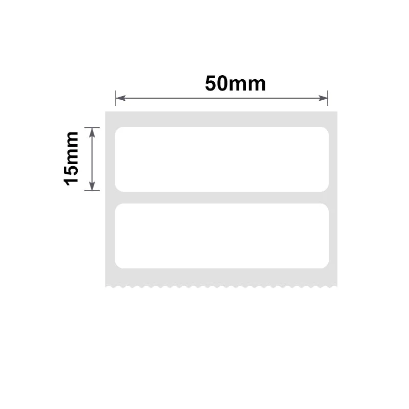 Niimbot Labels B21(S/Pro)/B1/B3S(Pro)/K3/B31 - 50x15/2R - Wit - Afbeelding 3