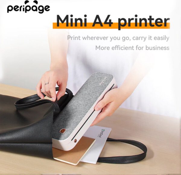 Peripage - A40 - Draagbare Printer - Roze - A4 - Afbeelding 4