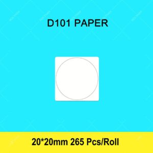 Niimbot - Labels/Etiketten D101 - Wit - 20*20mm - Rond