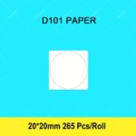 Niimbot - Labels/Etiketten D101 - Wit - 20*20mm - Rond