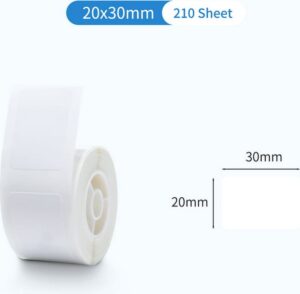 Niimbot - Labels/Etiketten D101 - Wit - 20*30mm