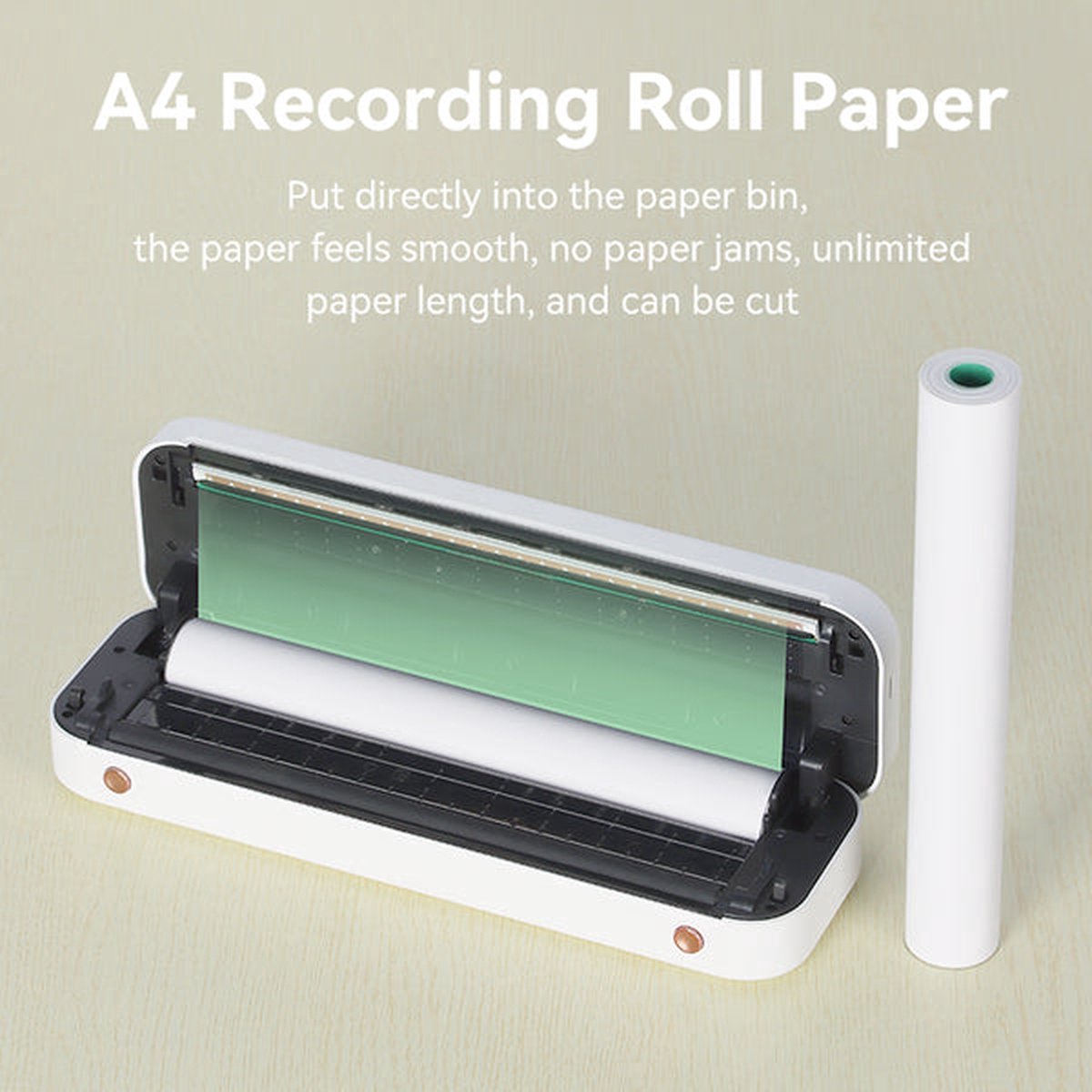 Peripage A40 - 2x Thermische papier rollen - Printpapier - Afbeelding 2