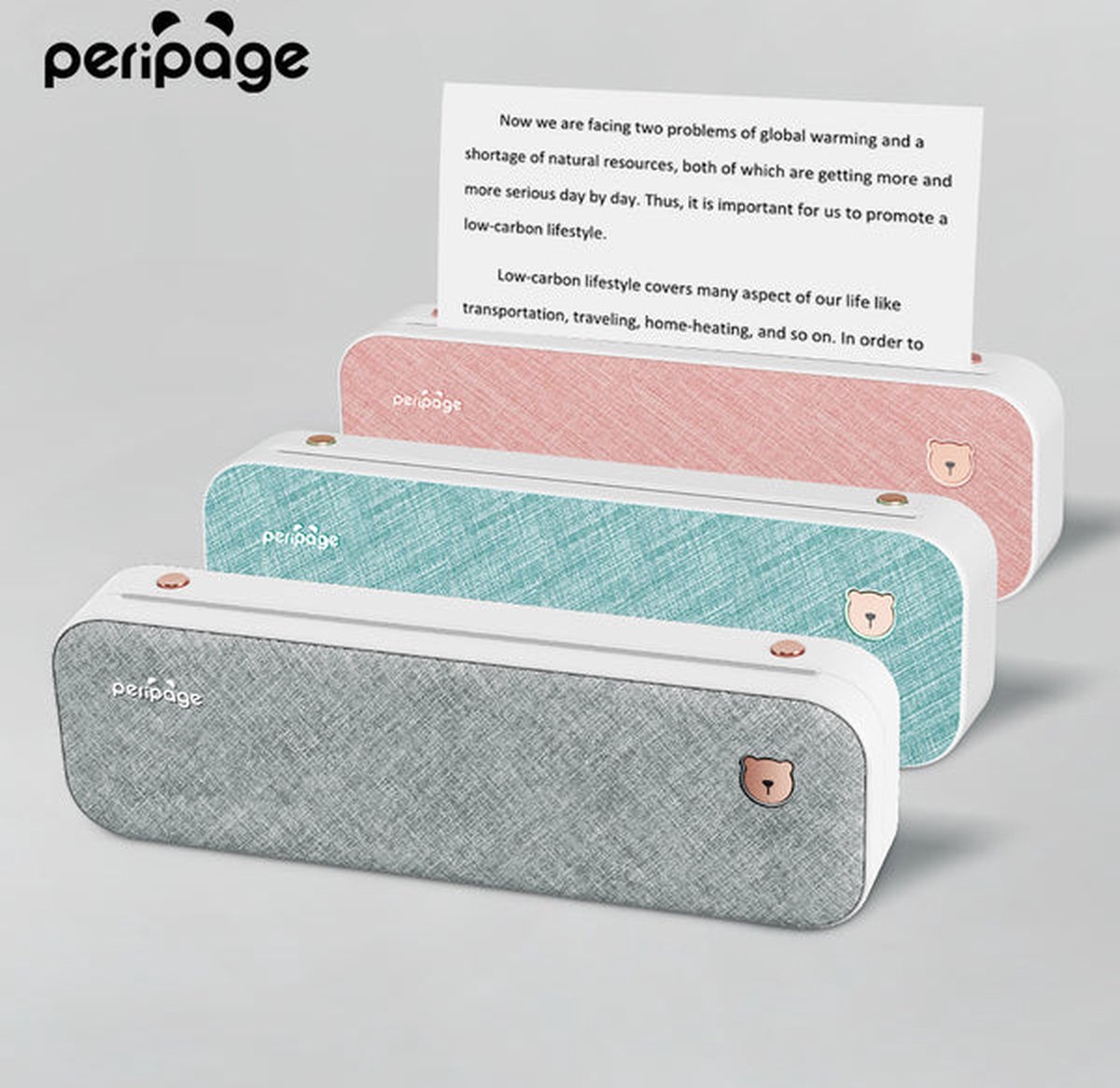 Peripage - A40 - Draagbare Printer - Grijs - A4 - Afbeelding 6