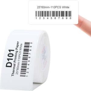 Niimbot - Labels/Etiketten D101 - 25x60mm - Wit
