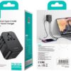 USAMS Wereldstekker 65W EU / UK / VS / AU 2x USB-C - USB-A PD Zwart - Afbeelding 2