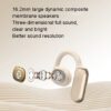 Remax Openbuds P1 - Oortjes Draadloos - Air Conduction - Wit - Afbeelding 2