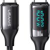 USAMS - USB kabel - Type-C naar Type-C - PD 100W - 1,2 m - Zwart - Afbeelding 2