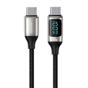USAMS - USB kabel - Type-C naar Type-C - PD 100W - 1,2 m - Wit