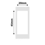 Niimbot - Labels/Etiketten D101 - Wit - 20*45mm