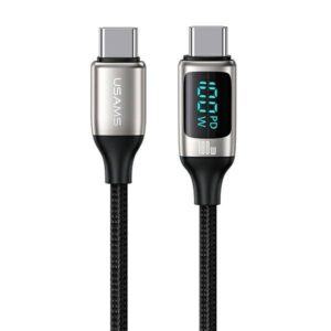 USAMS - USB kabel - Type-C naar Type-C - PD 100W - 1,2 m - Wit