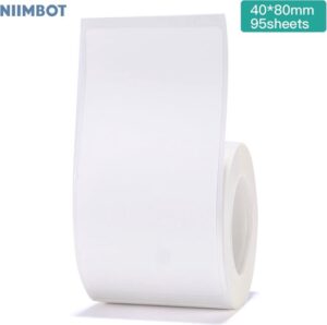 Niimbot Labels/Etiketten – B21/B1/B3S – 40x80mm – Wit