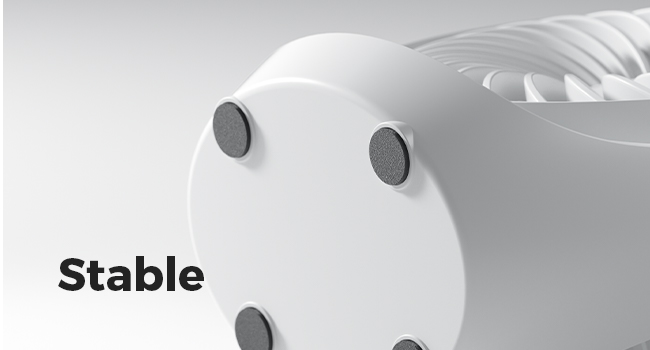 Ocoopa D602 - Mini USB Ventilator - Wit - Afbeelding 6