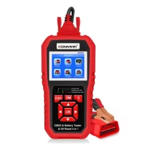 Konnwei KW890 3in1 – Olie service resetten – Accu Tester – OBD2 Scanner