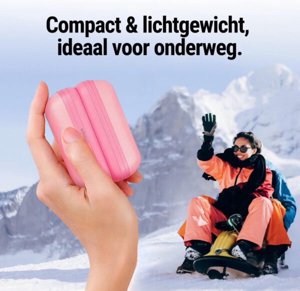 Ocoopa UT2s Mini - Handwarmer - Roze - Afbeelding 3