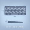 Logitech K380 - Draadloos Toetsenbord - Blueberry - Voor Mac - Afbeelding 7