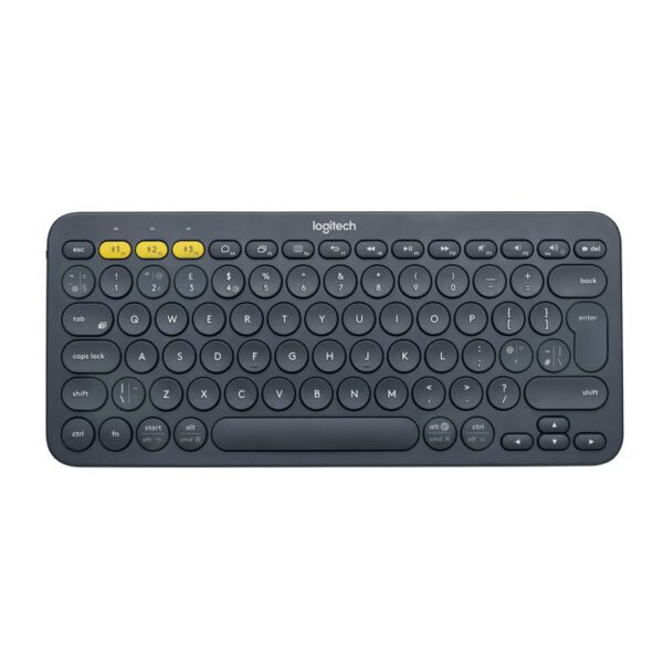 Logitech K380 - Draadloos Bluetooth Toetsenbord - Grijs