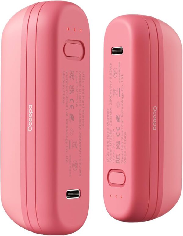 Ocoopa UT2s Mini - Handwarmer - Roze - Afbeelding 7