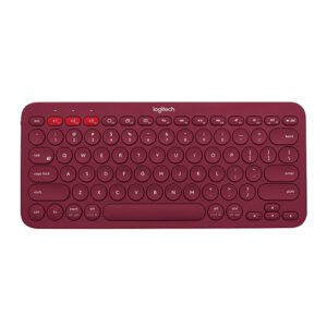 Logitech K380 - Draadloos Bluetooth Toetsenbord - Rood