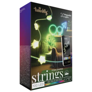 Twinkly Star-Shaped Strings USB-C 200 LED