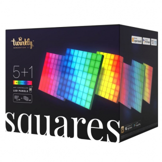 Twinkly Squares Slimme Verlichting Starterkit - LED wandlamp - Wandpaneel