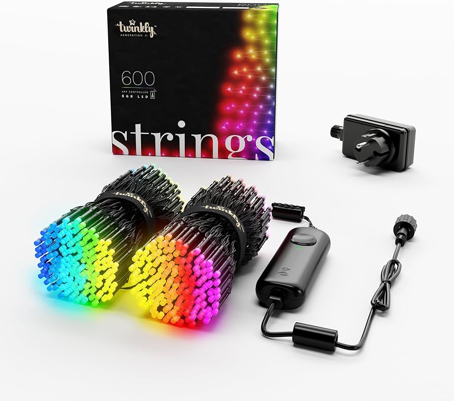 Twinkly Strings Lichtsnoer - 48M - LED - 600LED RGB - Dimbaar - Binnen & Buiten - Afbeelding 5