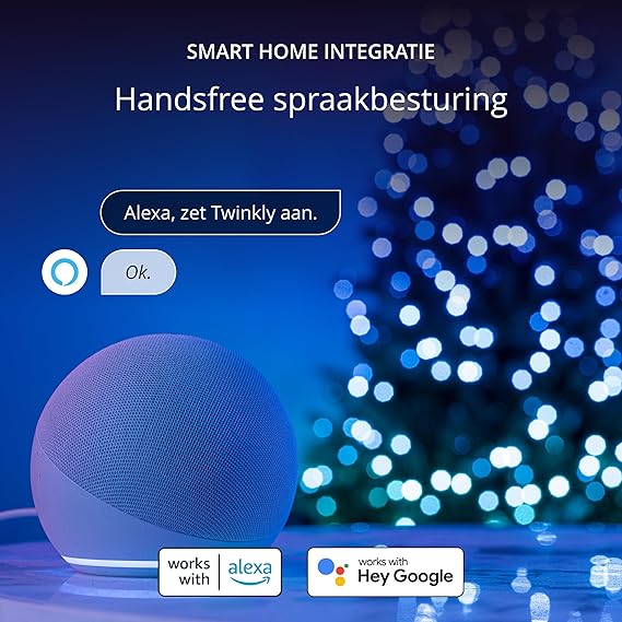 Twinkly Strings Lichtsnoer - 48M - LED - 600LED RGB - Dimbaar - Binnen & Buiten - Afbeelding 2