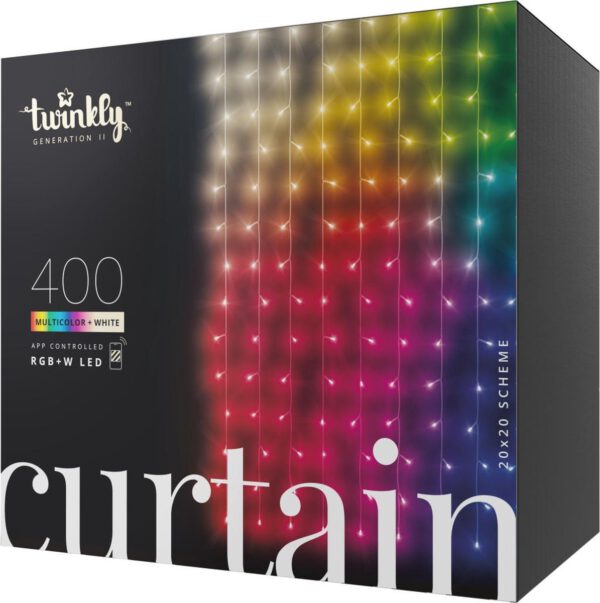 Twinkly Curtain Lichtgordijn – 400 RGBW- Binnen & Buiten (IP44)