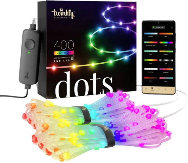 Twinkly Dots – LED lichtsnoer met 400 RGB - IP 44