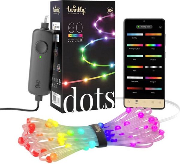 Twinkly Dots – LED lichtsnoer 60 RGB